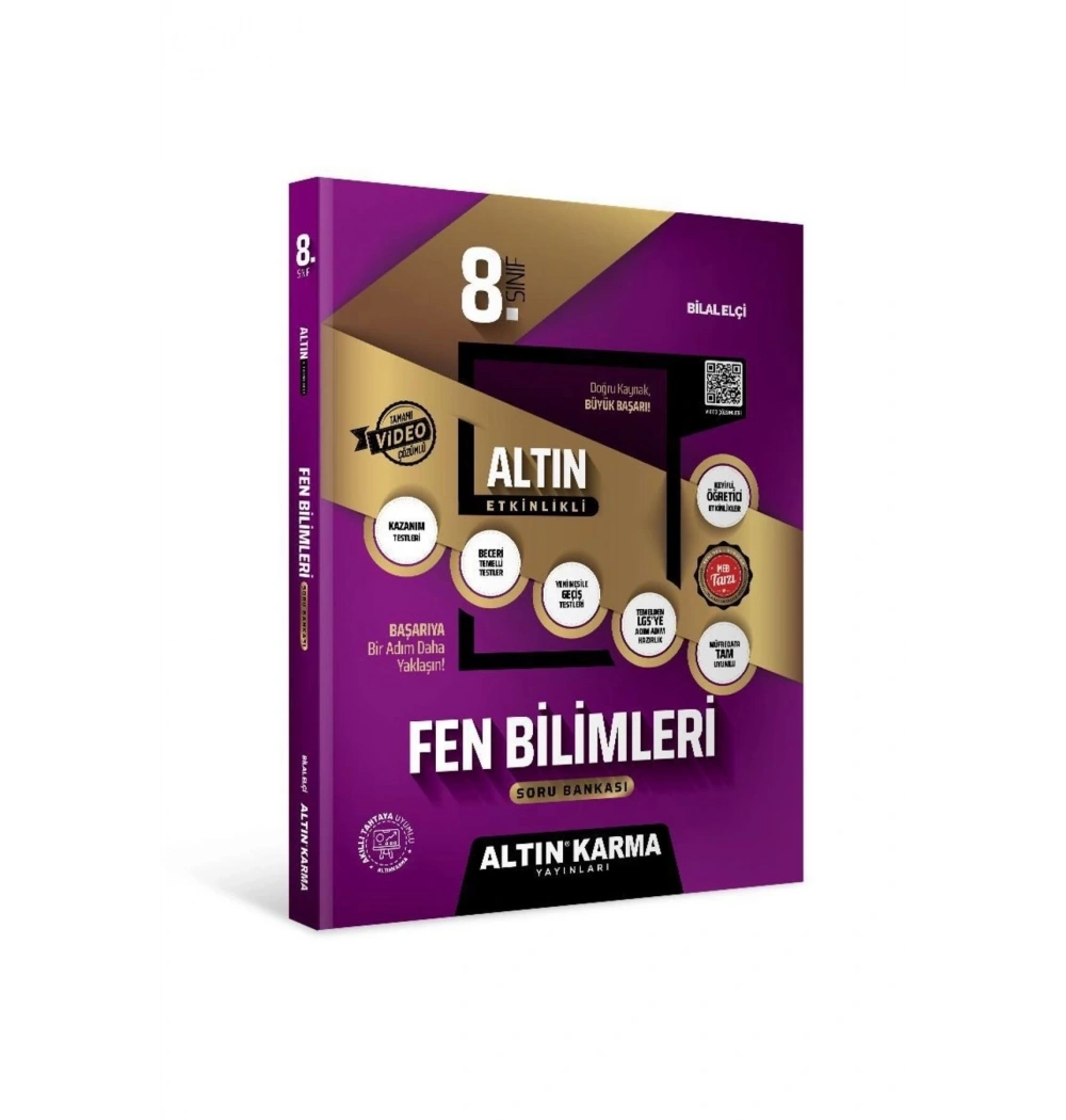 8. Sınıf Altın Etki̇Nli̇Kli̇ Fen Bi̇Li̇Mleri̇ Soru Bankasi Altın Karma
