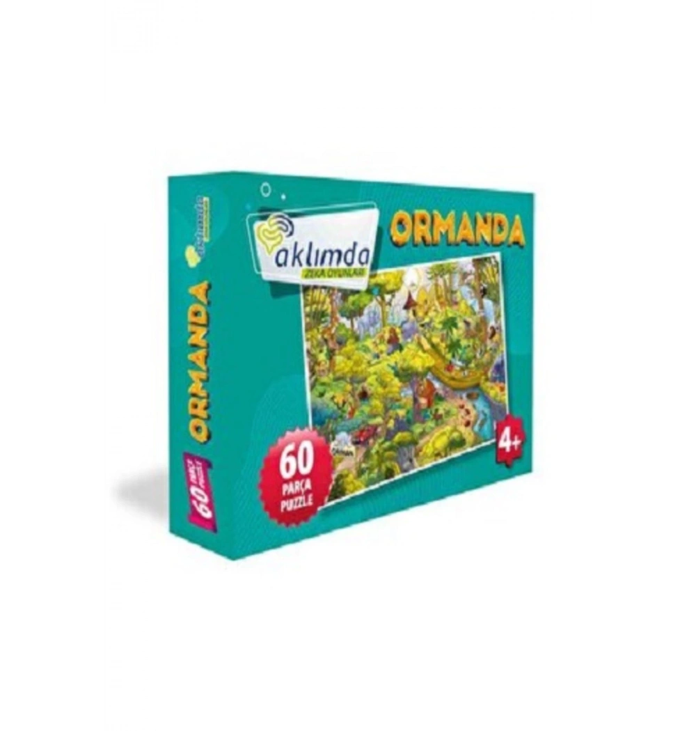 Ormanda 60 Parça Puzzle Aklımda Zeka Oyunlari