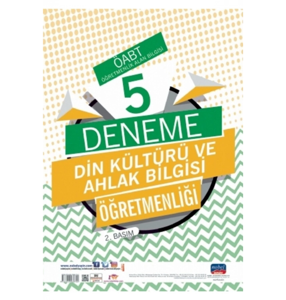 Nobel Din Kültürü Öğretmenliği 5 Deneme