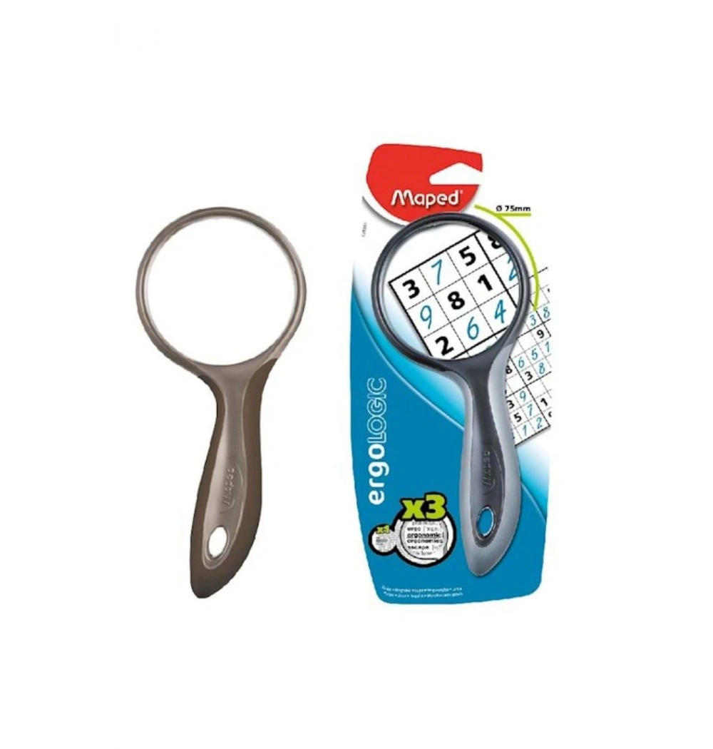 Maped Ergologıc Büyüteç  X3-75Mm Gri