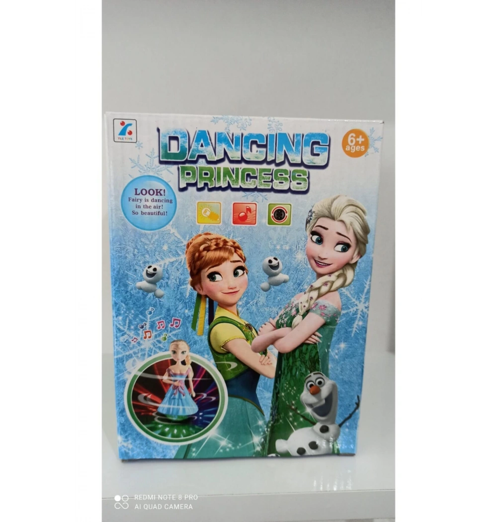 Kutulu Pilli Işıklı Elsa Dans Eden Bebek