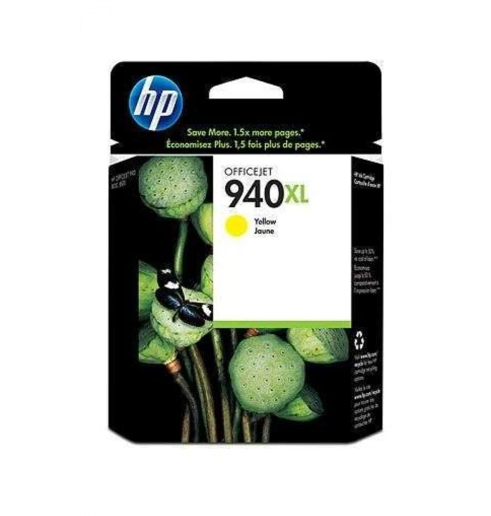 Hp C4909Ae Mürekkep Kartuş 1.400 Sayfa Yüksek Kapasiteli Sarı No:940Xl