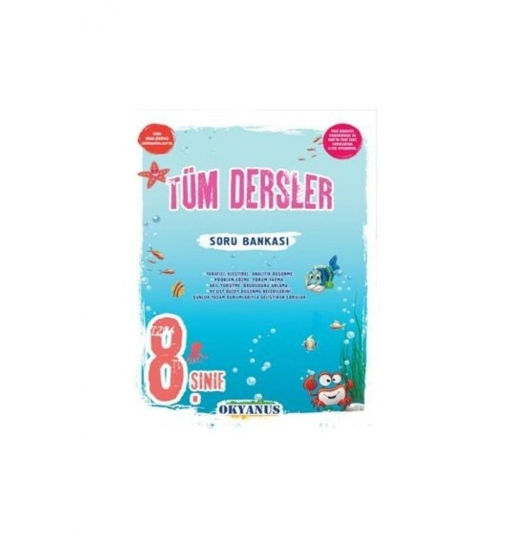 Okyanus 8.Sınıf Tüm Dersler Soru Bankası