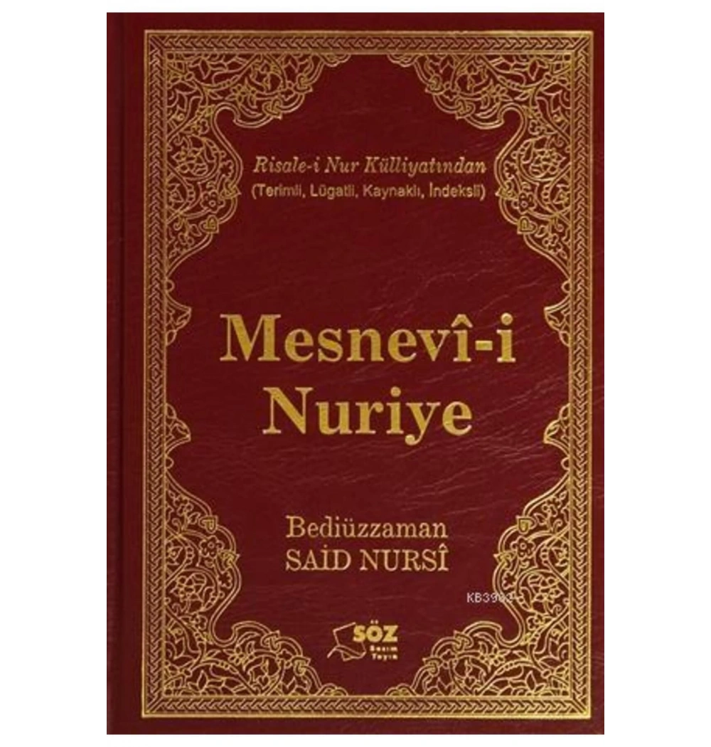 Mesnevi Nuriye - Çanta Boy-Söz Basım