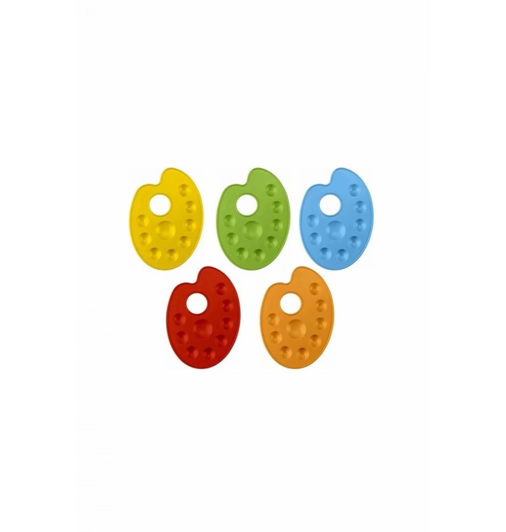 Brons Resim Paleti Renkli Plastik Br-288
