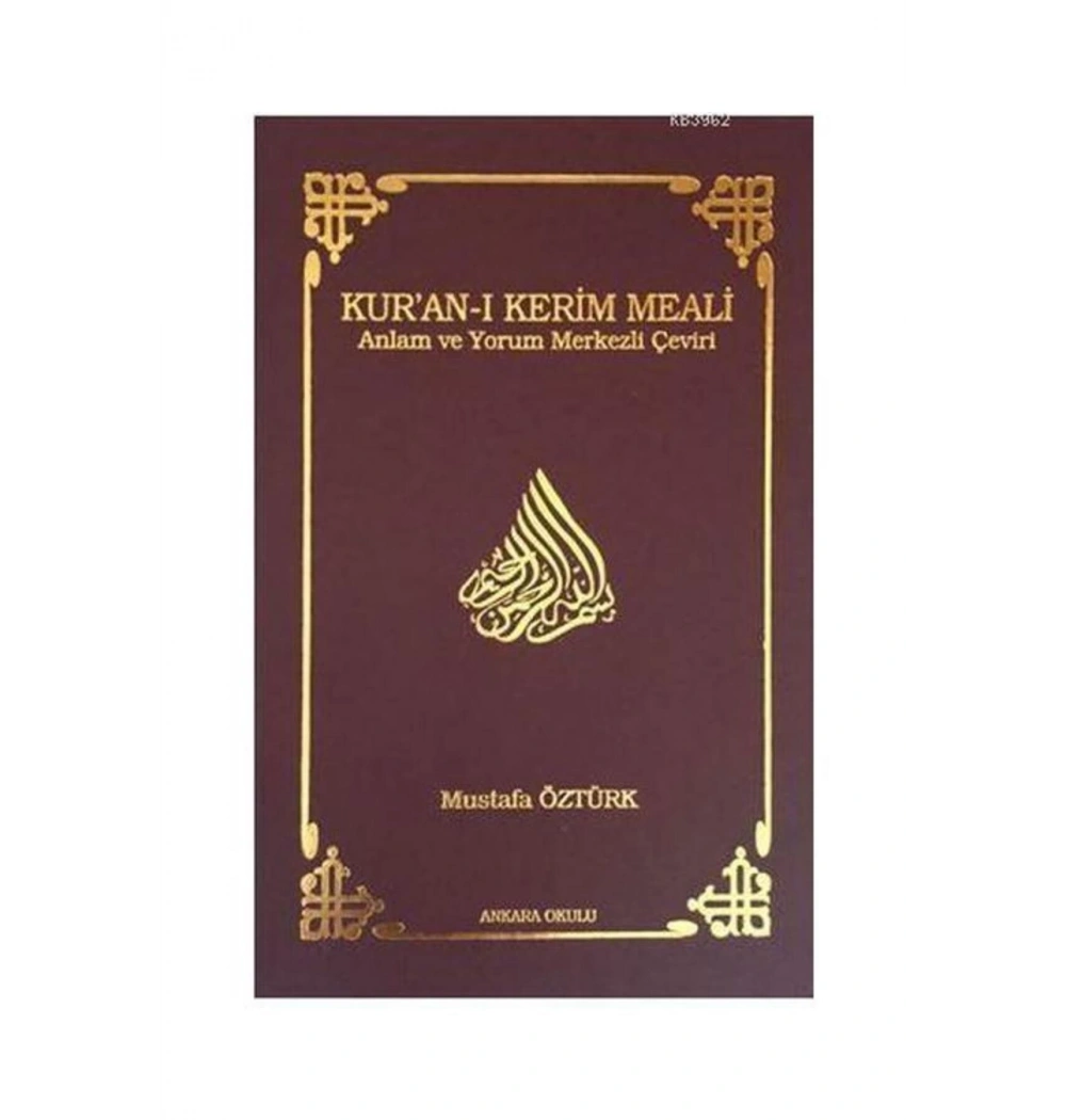 Kurani Keri̇M Meali̇ Çanta Boy Meti̇Nsi̇Z -Mustafa Öztürk