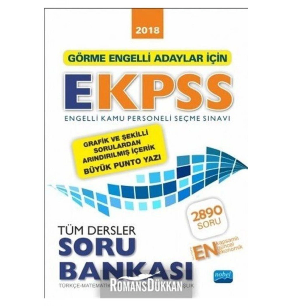 Nobel Ekpss Görme Engelliler Soru Bankası