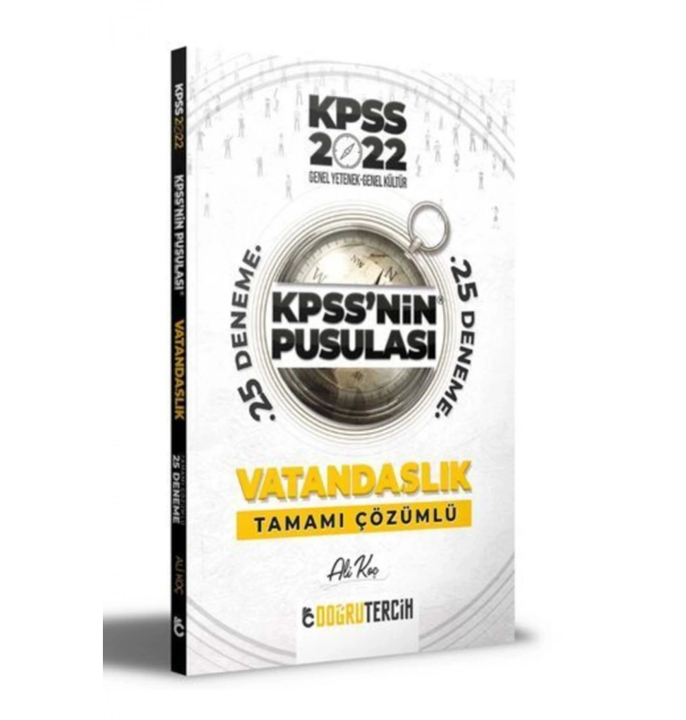 Kpss 2022 Vatandaşlık 25 Çözümlü Deneme  Doğru Tercih