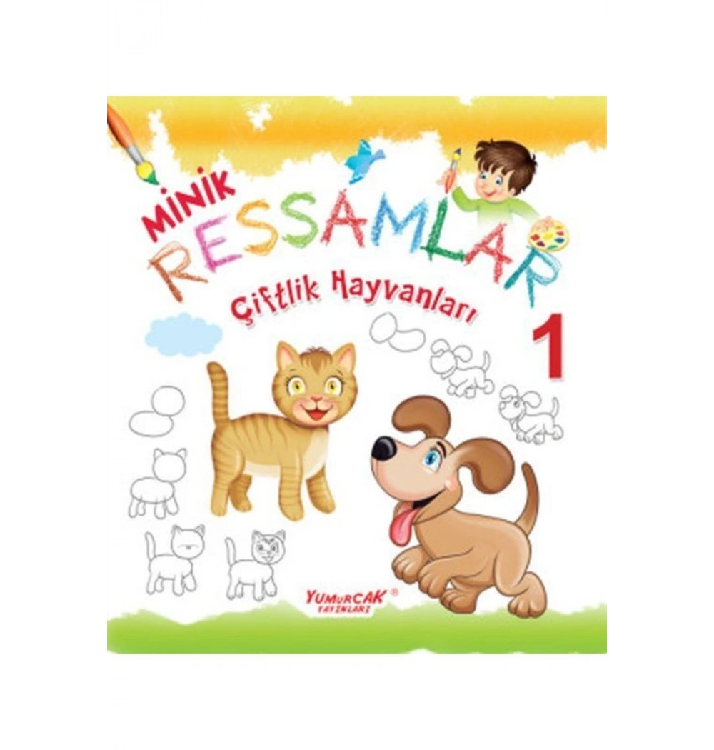 Minik Ressamlar 4 Kitap Set   Yumurcak