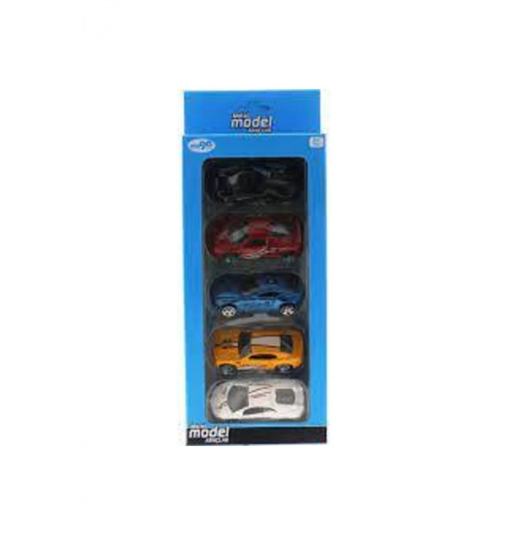 Kutulu 5Li Diecast Metal Arabalar
