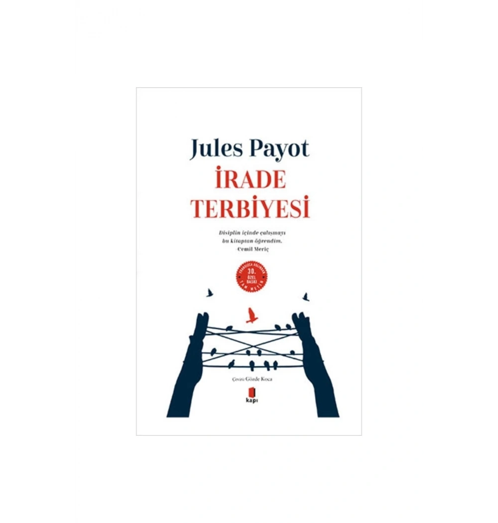 İrade Terbiyesi  Ciltli  Jules Payot  Kapı Yayın