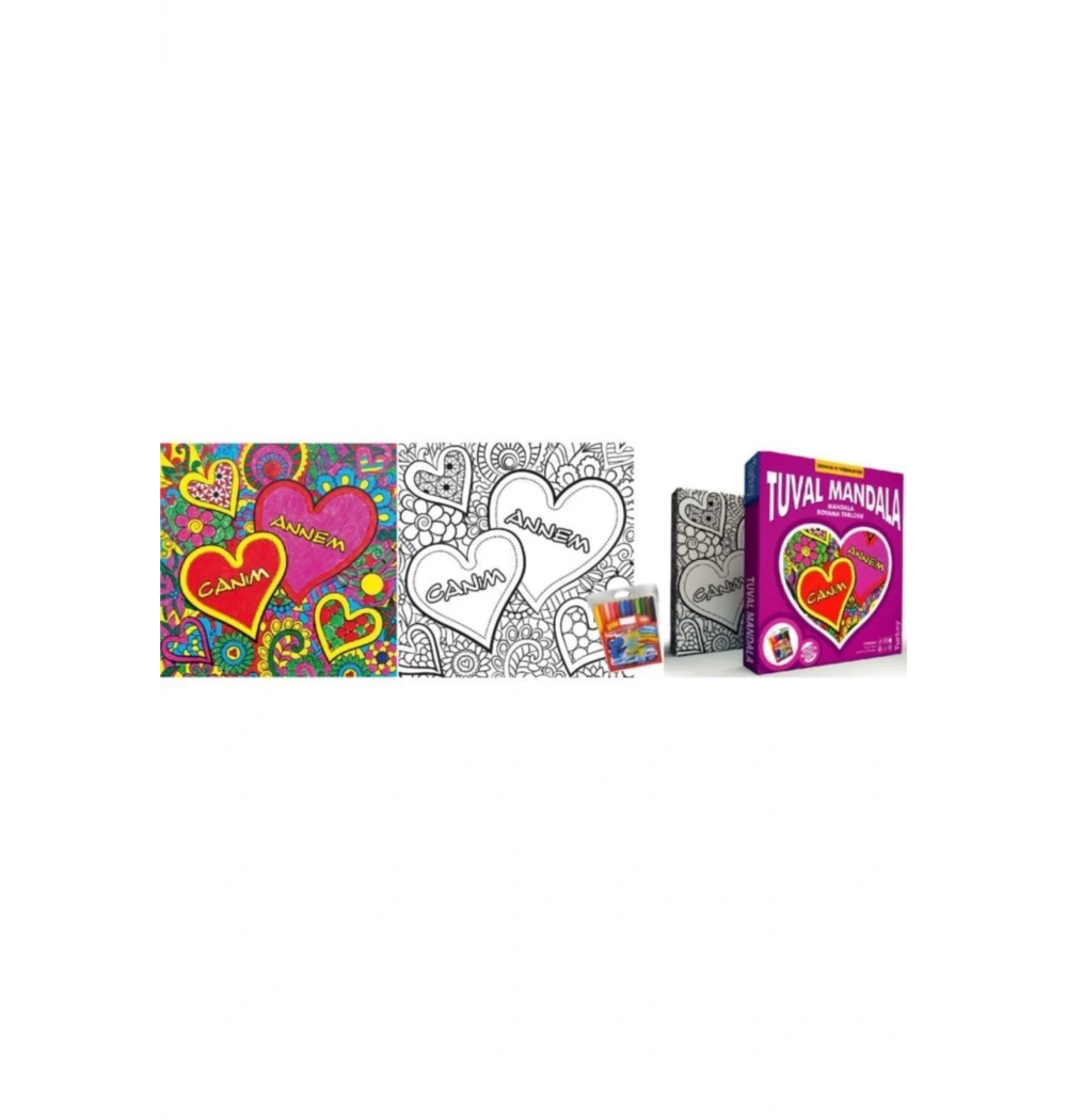 Kumtoys Tuval Mandala Anneler Günü