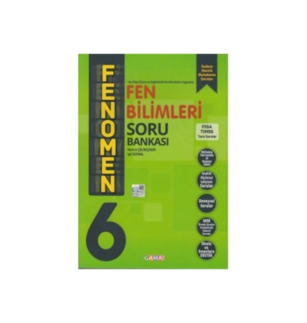 Gama 6.Sınıf Fen Bilimleri Fenomen Soru Bankası Kurmayyayın