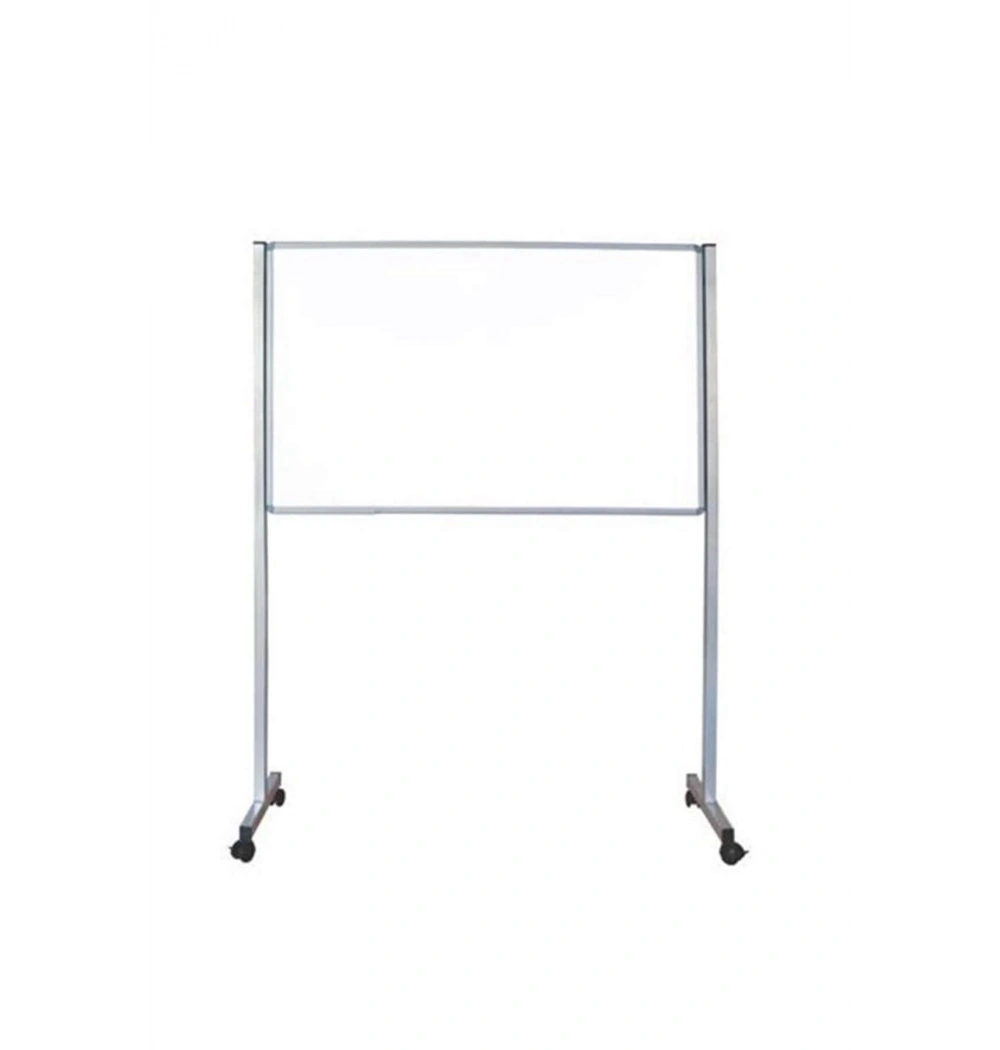 100X140  Elegant Çereve Manyetik Yüzeyli Brifing Beyaz Yazı Tahtası