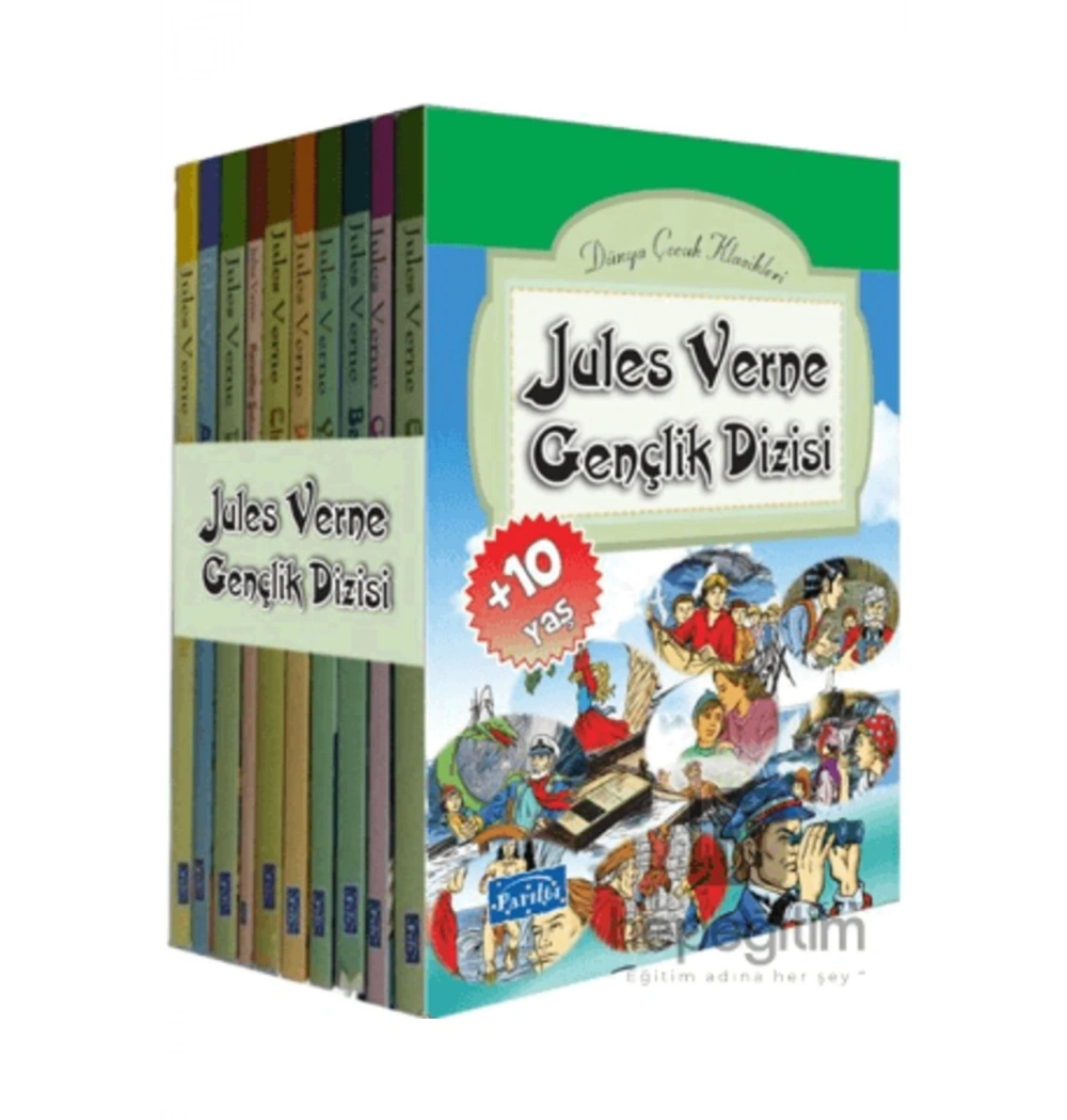 Jules Verne Gençlik Dizisi 10 Kitap Set Kutulu Parıltı