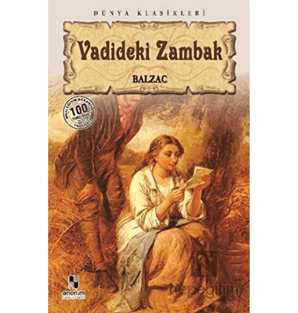 Vadi̇Deki̇ Zambak. Balzac- Anoni̇M