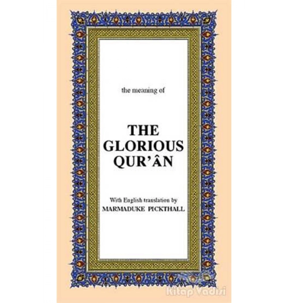 The Glorıous Quran  İngilizce Meal Küçük Boy Metinsiz