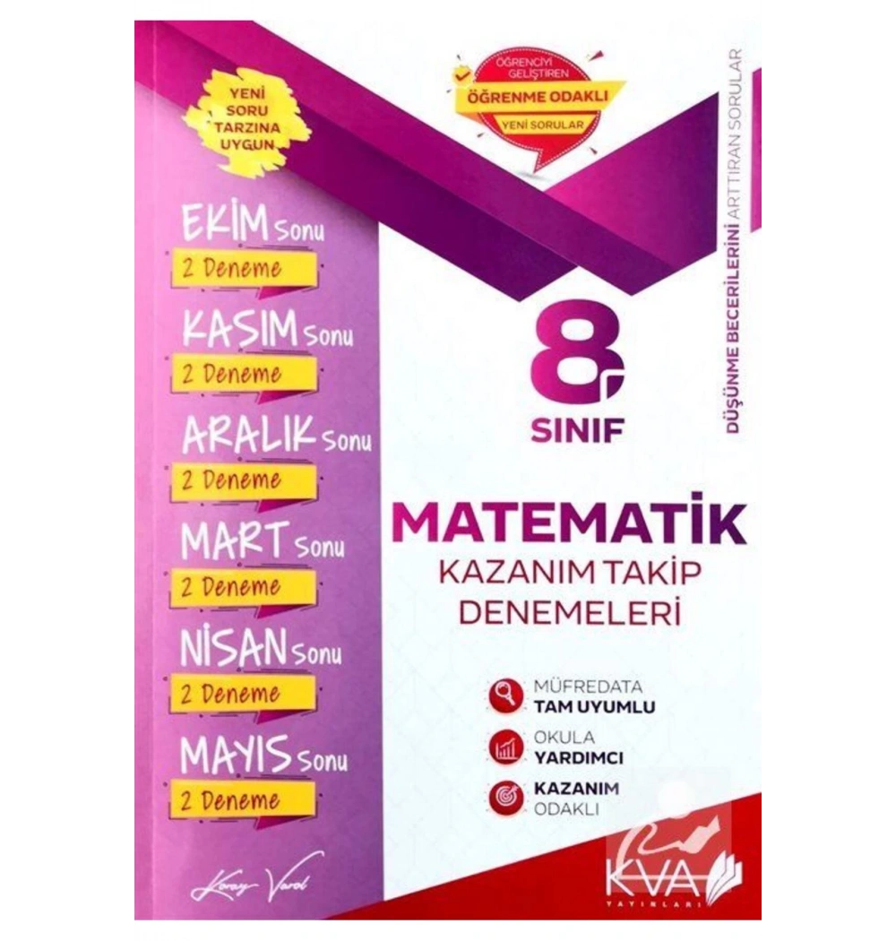 8.Sınıf Matematik Kazanım Takip Denemeleri  Kva