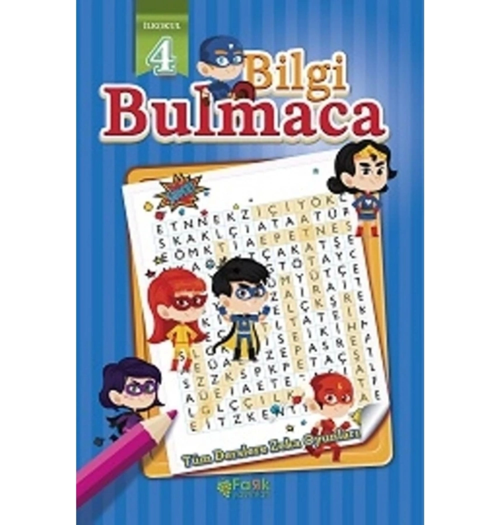 Bilgi Bulmaca İlkokul 4.Sınıf  Farkyayın