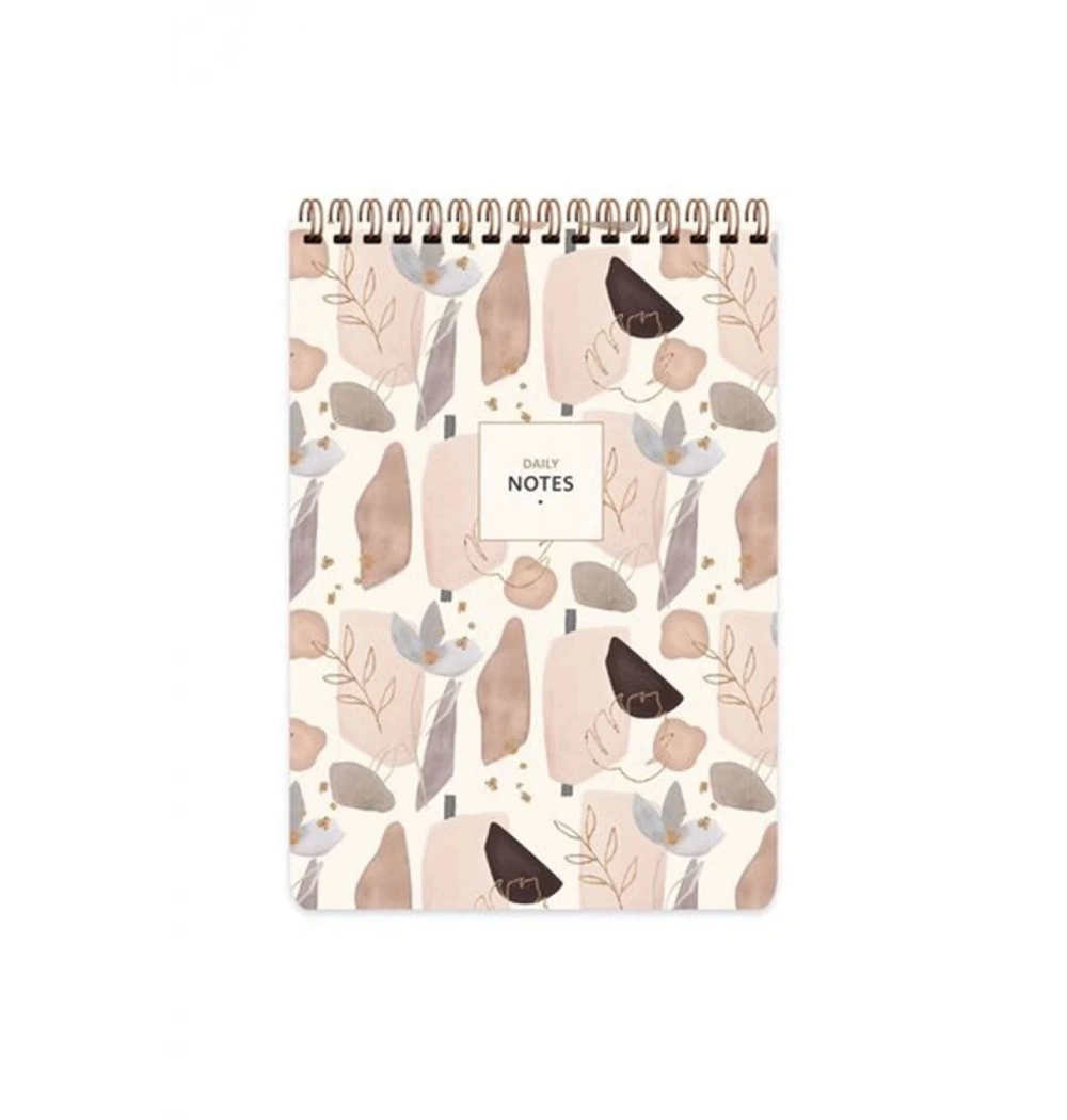 Keskin Color 17X24 72 Yp Çizgili Spiralli Bloknot Çakıl 145452-99