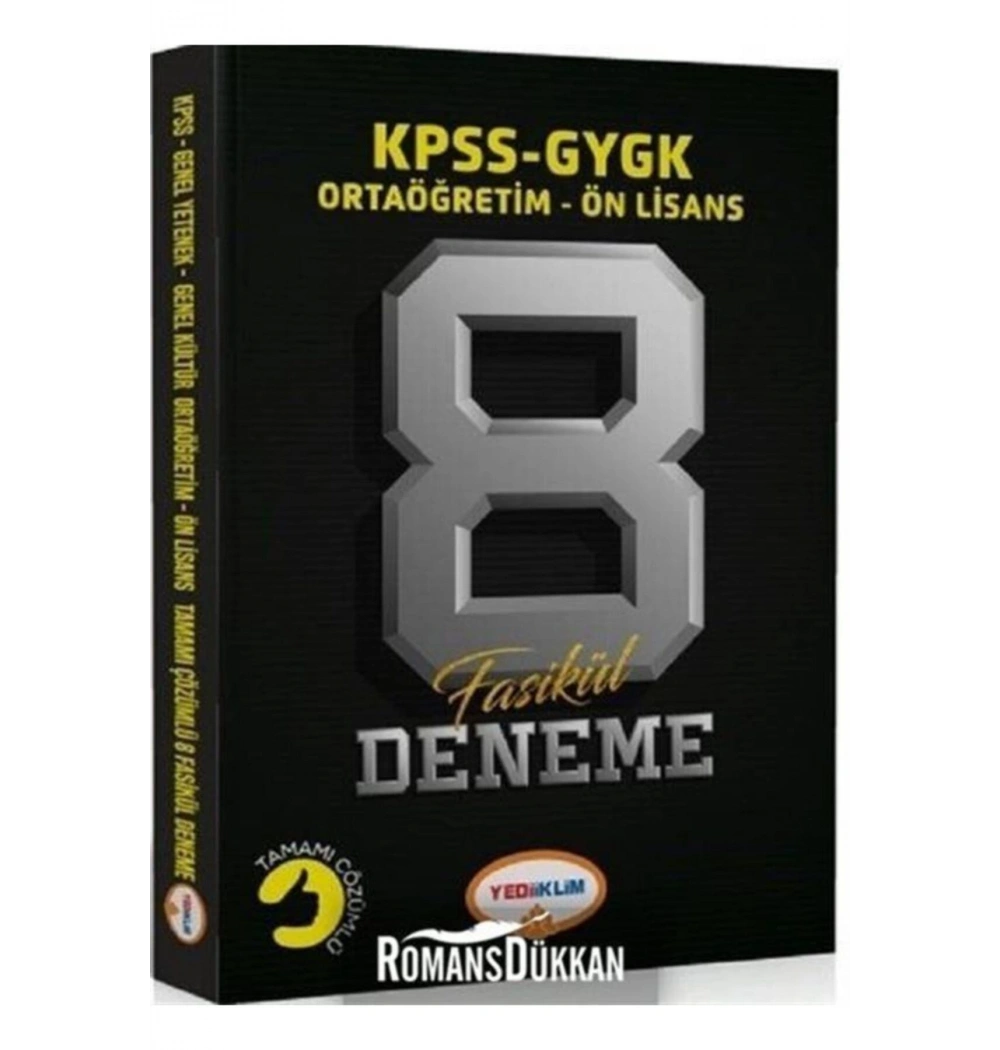 Kpss Gygk Ortaöğretim Önlisans 8 Deneme  Yedi İklim