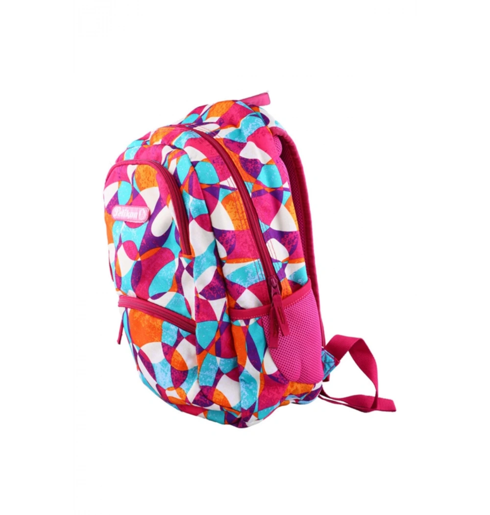 Pelikan Zipper Geometri Stil Sirt Çantasi pl00500357