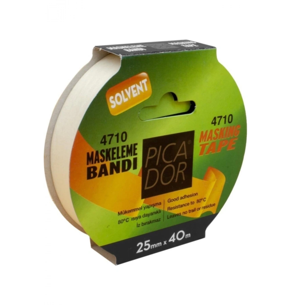Picador 40m*25mm Maskeleme Hotm.Askili Bant 4701