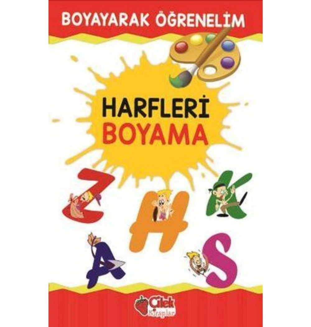 Harfleri Boyama   Çilek