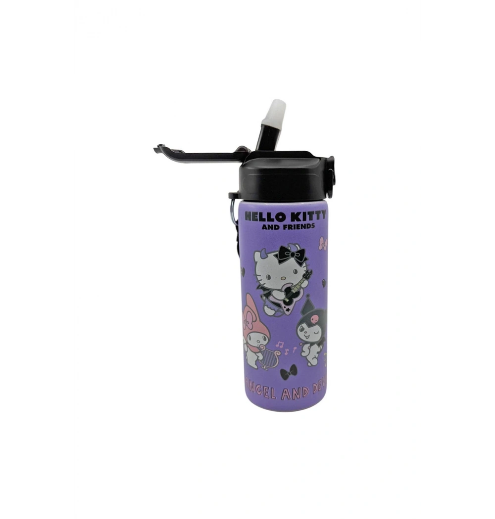 HELLO KITTY 600 ML ÇELİK MATARA LİSANSLI ÖZKARA ÇANTA 3448