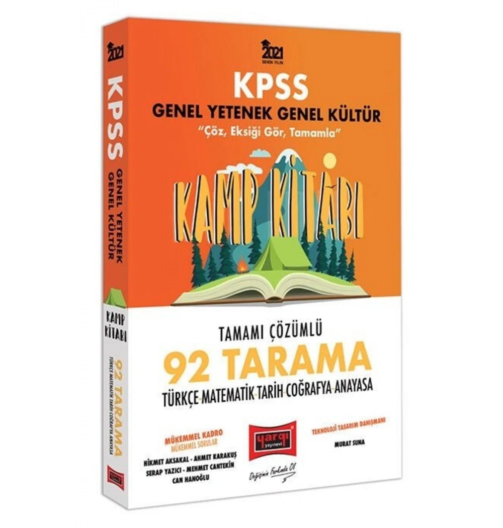 Yargı Kpss Gk Gy Kamp Kitabı 92 Çözümlü Tarama