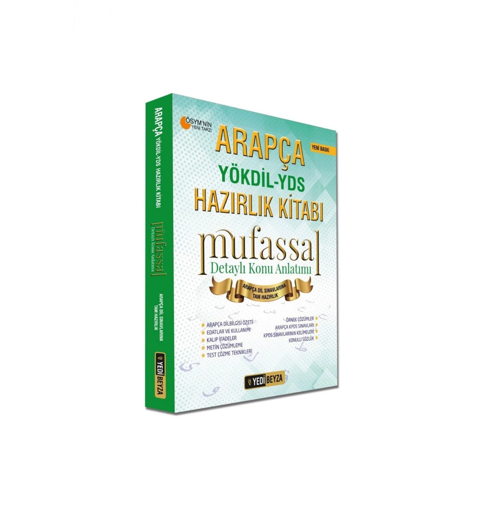 Arapça Yds Yökdil Hazırlık Kitabı Mufassal Konu Anlatımı Yedibeyza
