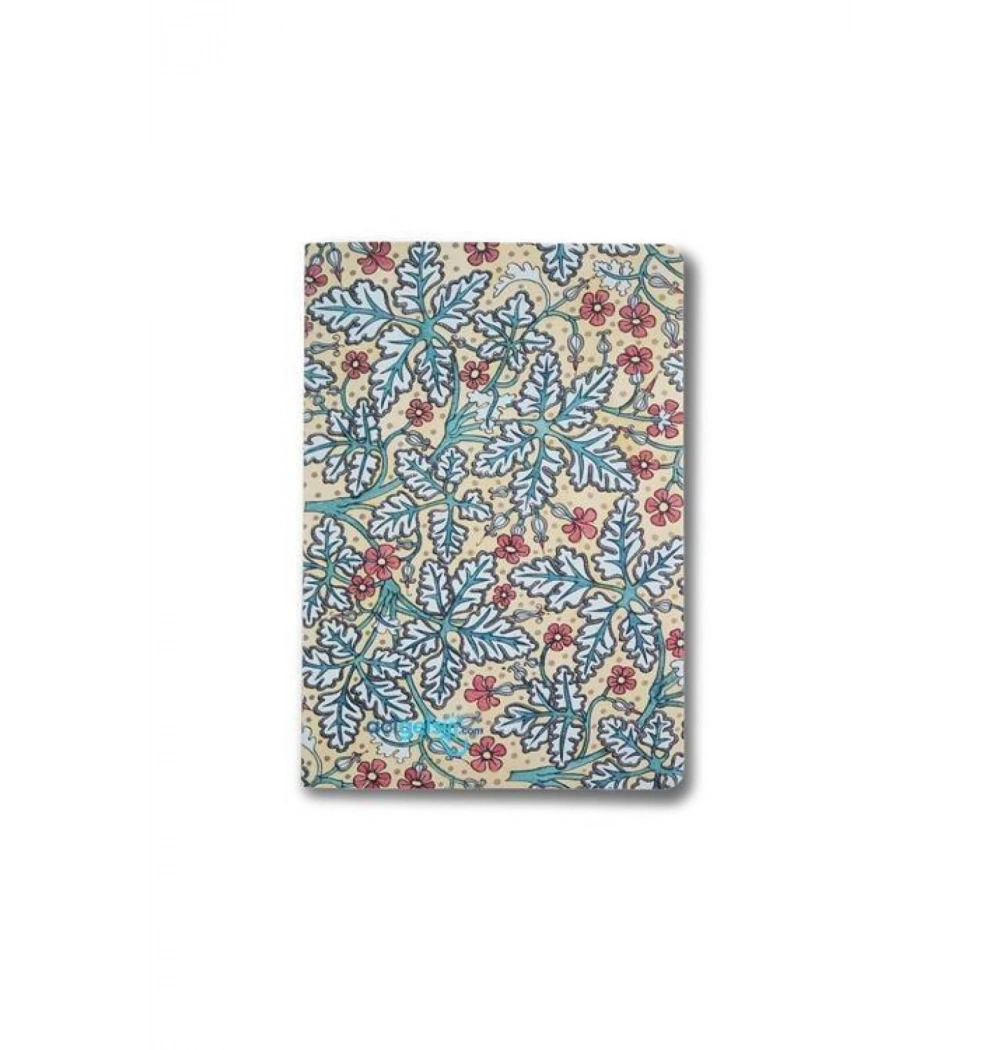 Muus Sewing White Geranium 40 Yp Çizgili Defter Beyaz Sardunya