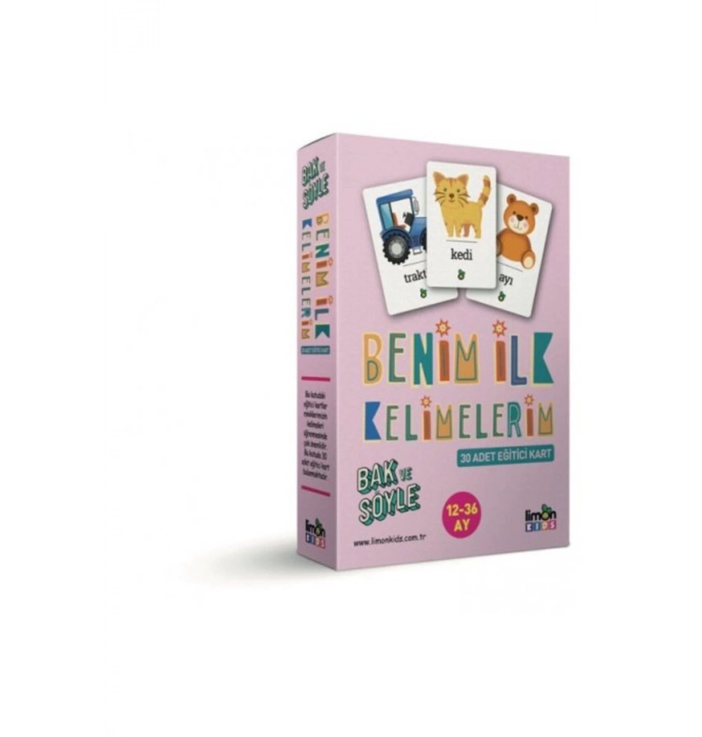 Benim İlk Kelimelerim 12-36 Ay Bak Sözyle Limon Kids