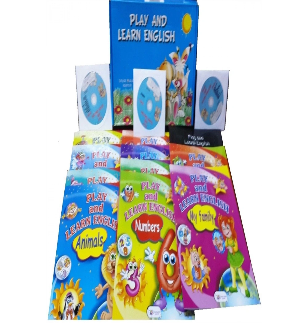 Play And Learn Englsh İngilizce Okul Öncesi  Set    Beyaz Pusula Yayın