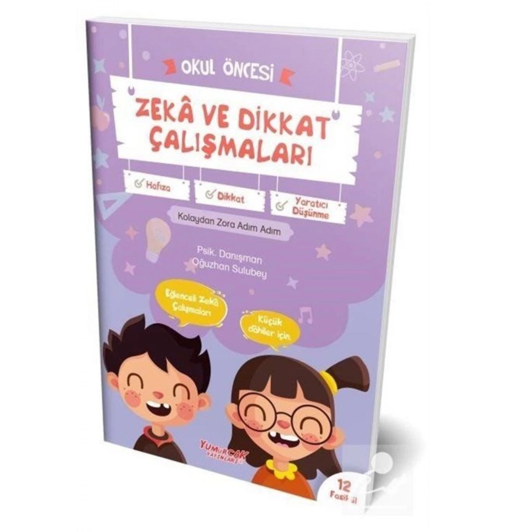Okul Öncesi Zeka Ve Dikkat Seti 12 Li Yumurcak Yayın