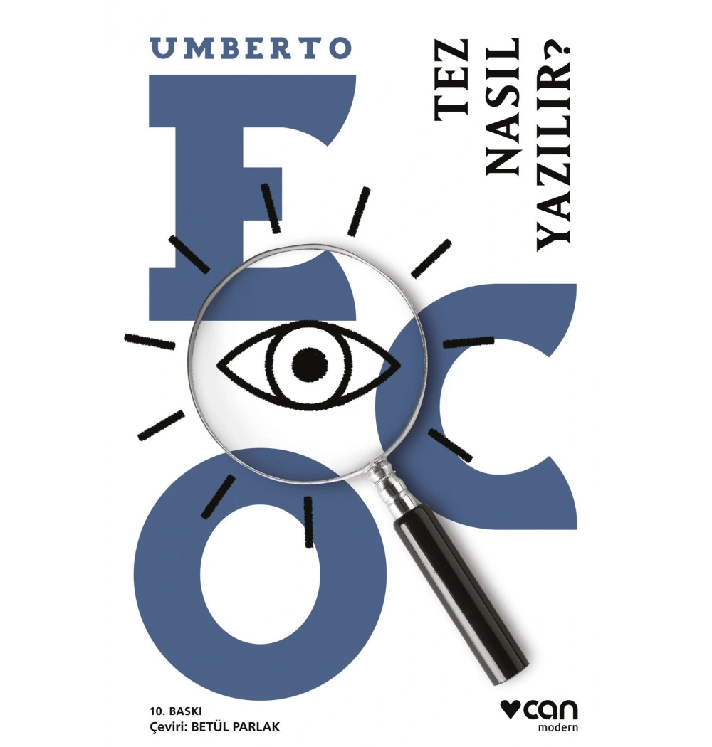 Tez Nasıl Yazılır. Umberto Eco Can Yayınları