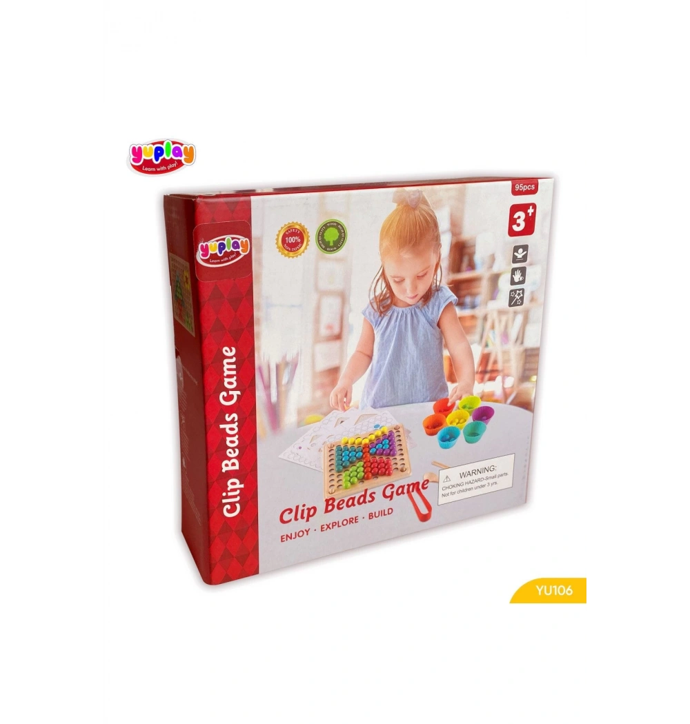 Yuplay Boncuk Oyunu 3+ Yaş 50-100 Parça Yu106