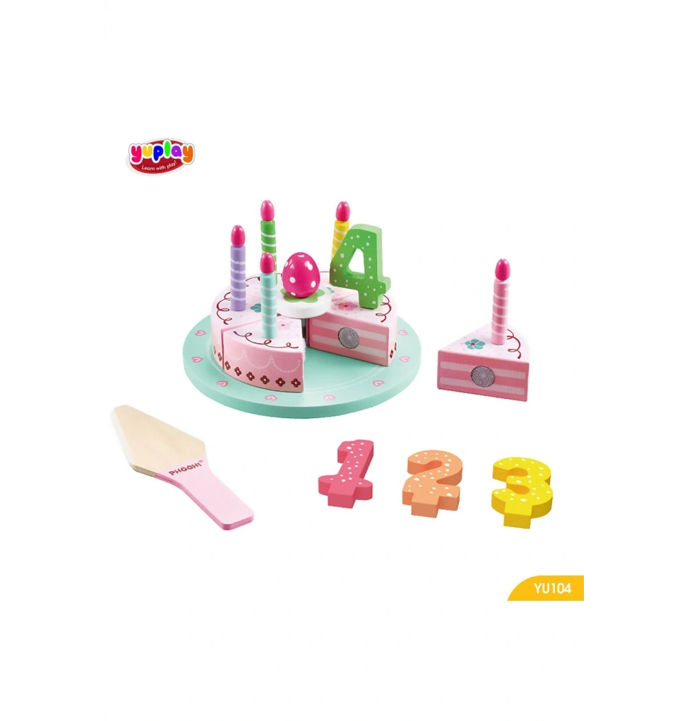 Yuplay Doğum Günü Pastası 2+ Yaş 0-50 Parça Yu104