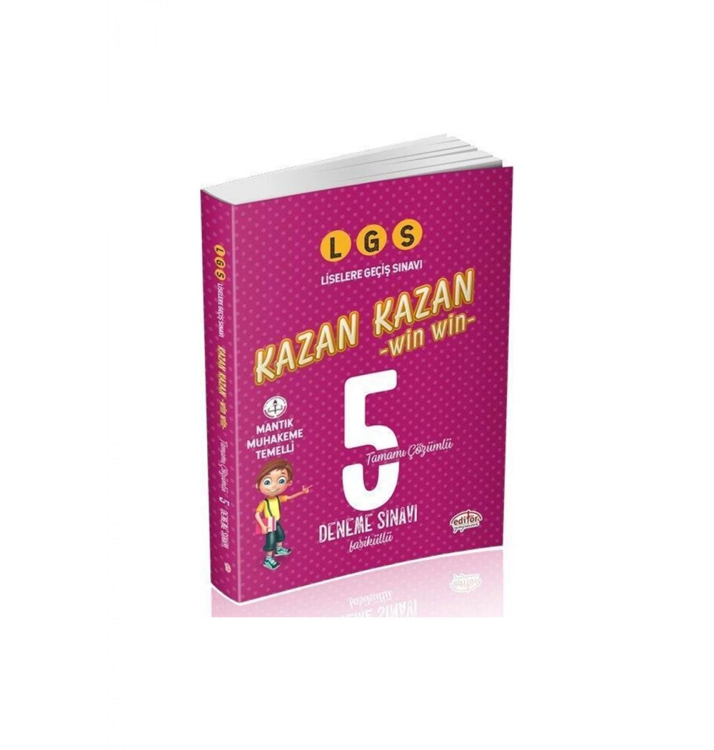 Editör Lgs Kazan Kazan Çözümlü 5 Deneme Sınavı