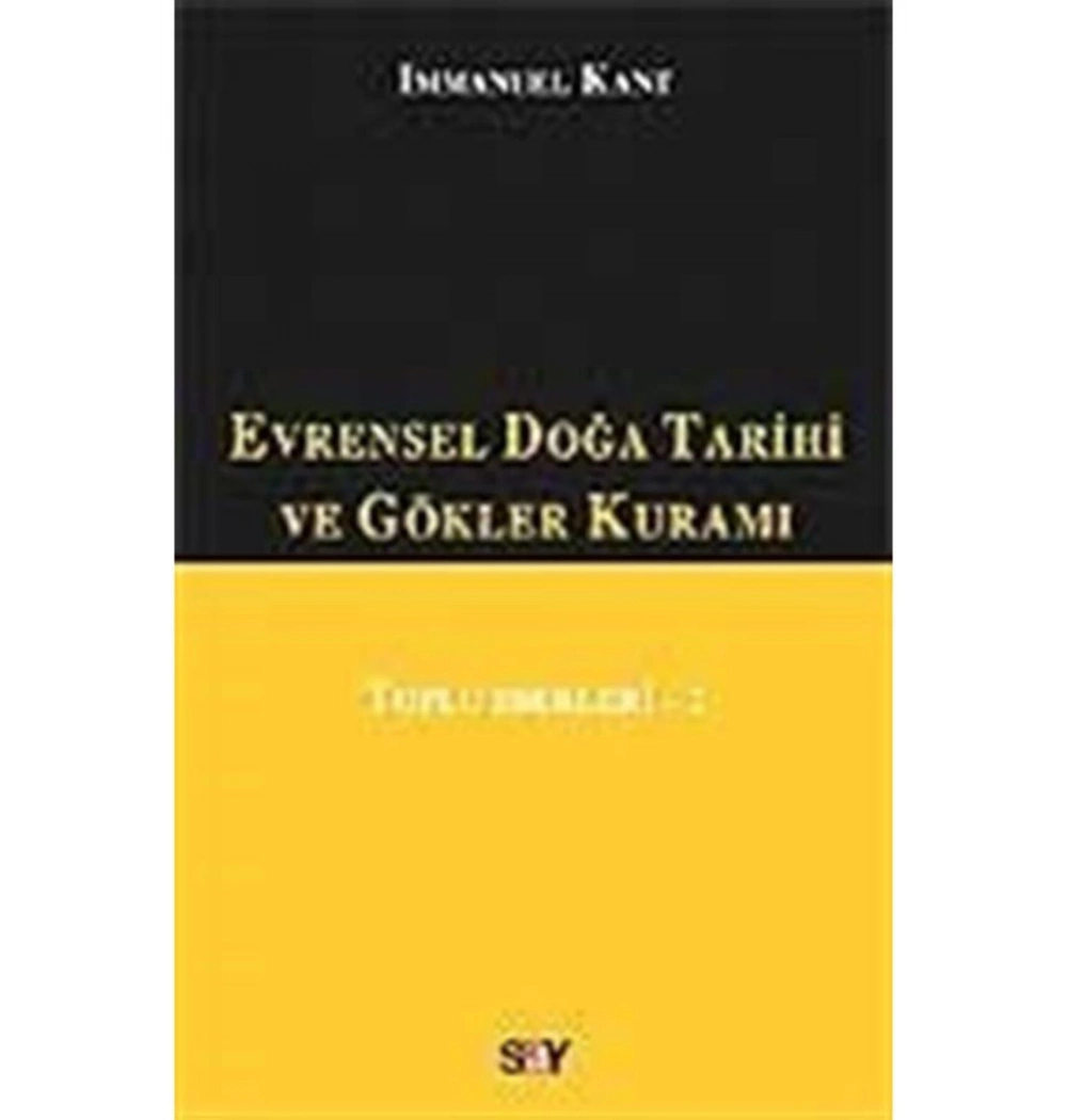 Evrensel Doğa Tarihi Ve Gökler Kuramı.Immanuel Kant