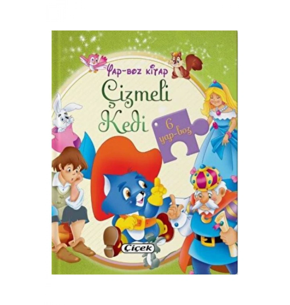 Yapbozlu Klasik Masallar Çizmeli Kedi Çiçek Yayın