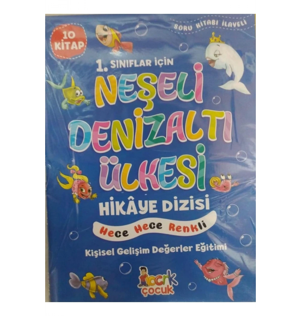 1.Sınıflar İçin Neşeli Denizaltı Ülkesi Hikaye Dizisi Set  Bıcırık