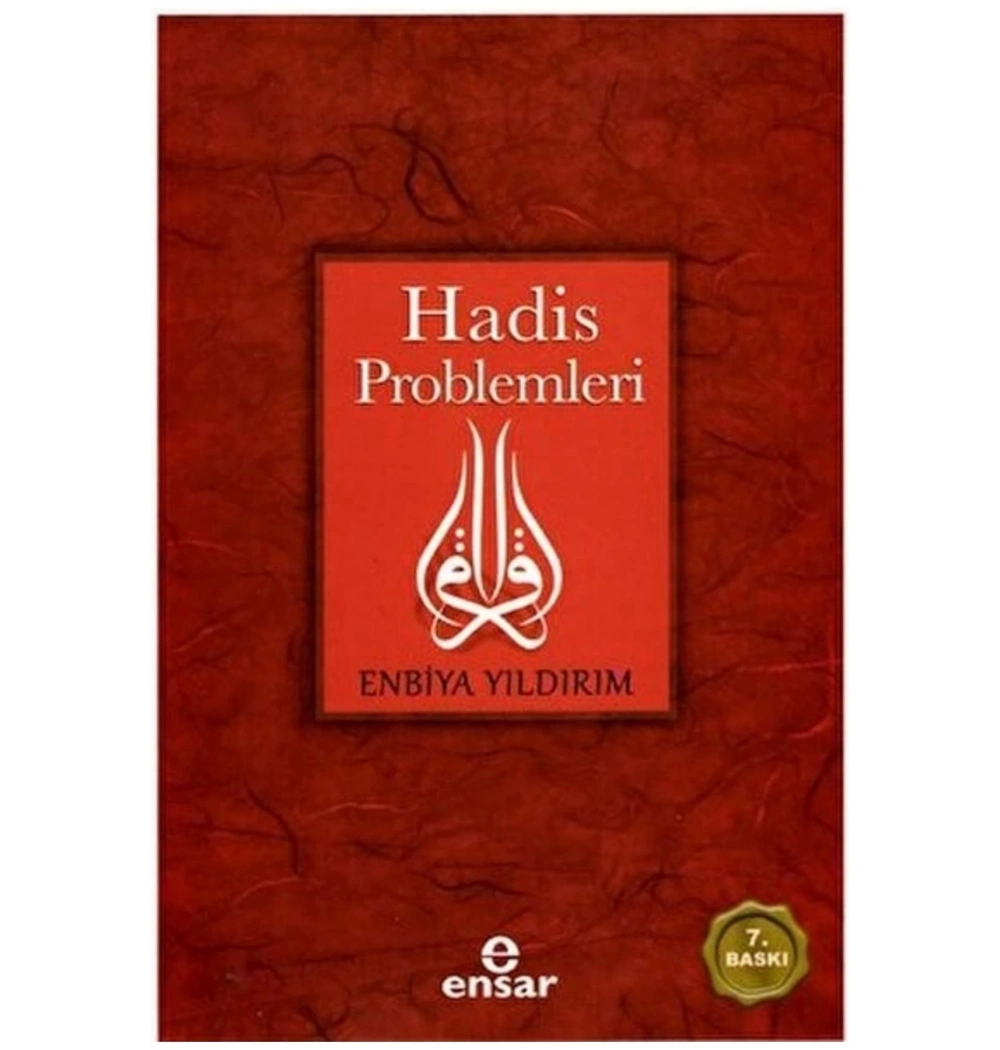 Hadis Problemleri   Enbiya Yıldırım   Ensar
