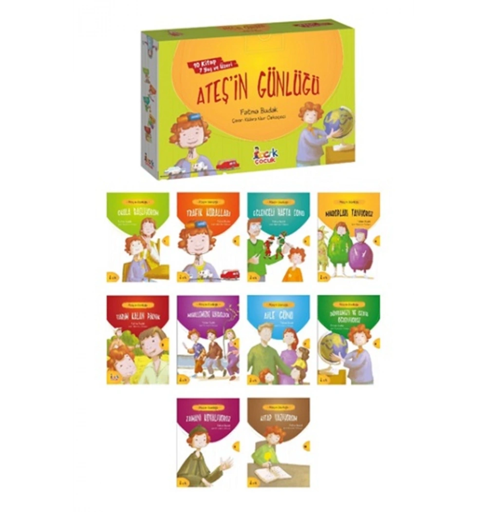 Ateşin Günlüğü 10 Kitap Set  Bıcırık