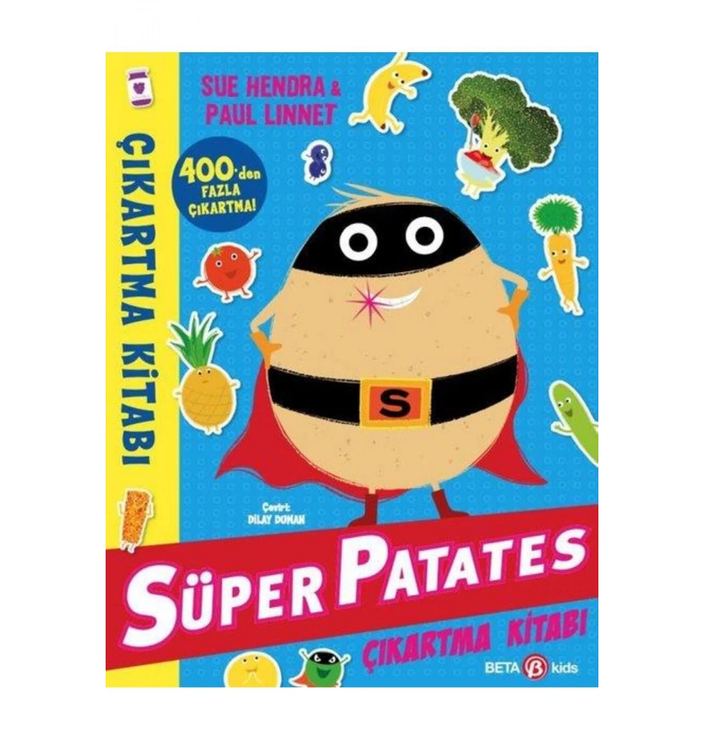 Süper Patates Çıkartma Kitabı  Beta Kıds