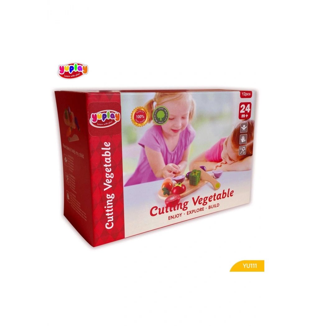 Yuplay Sebze Kesme 2+ Yaş 50-100  Parça Yu111