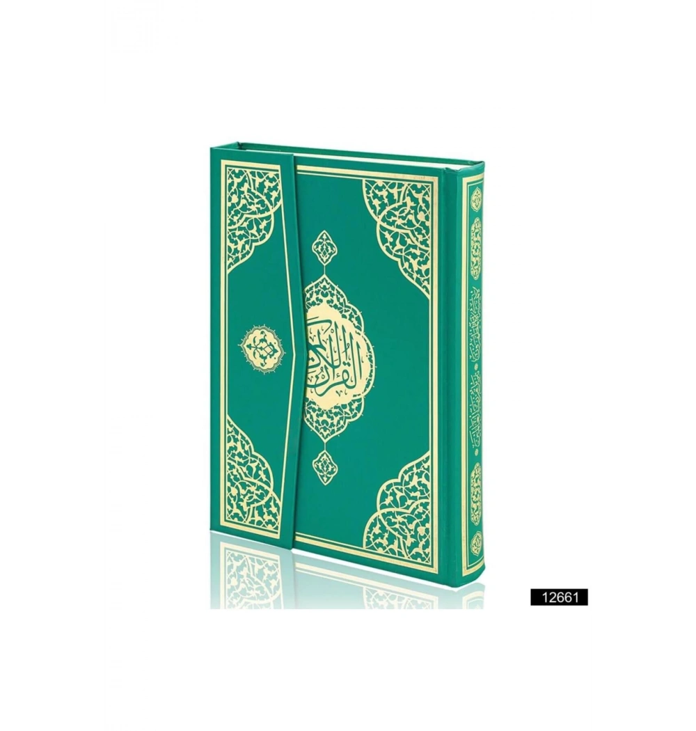 Furkan 12661 Rahle Boy Bilgisayar Hatlı Kuranı Kerim Yeşil