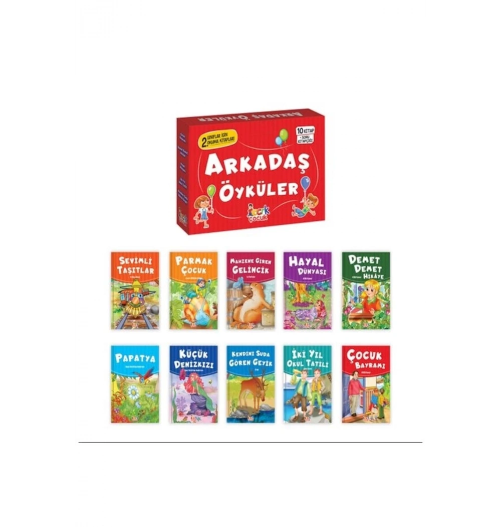 Arkadaş Öyküler 10 Kitap Set 2.Sınıflara  Bıcırık Çocuk