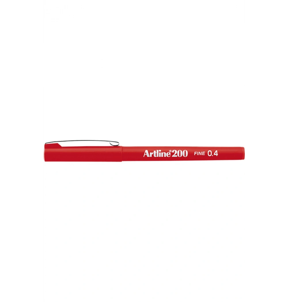Artlıne 200 Fıne Kalem 0.4 Red Lv-A-Ek-200N Red