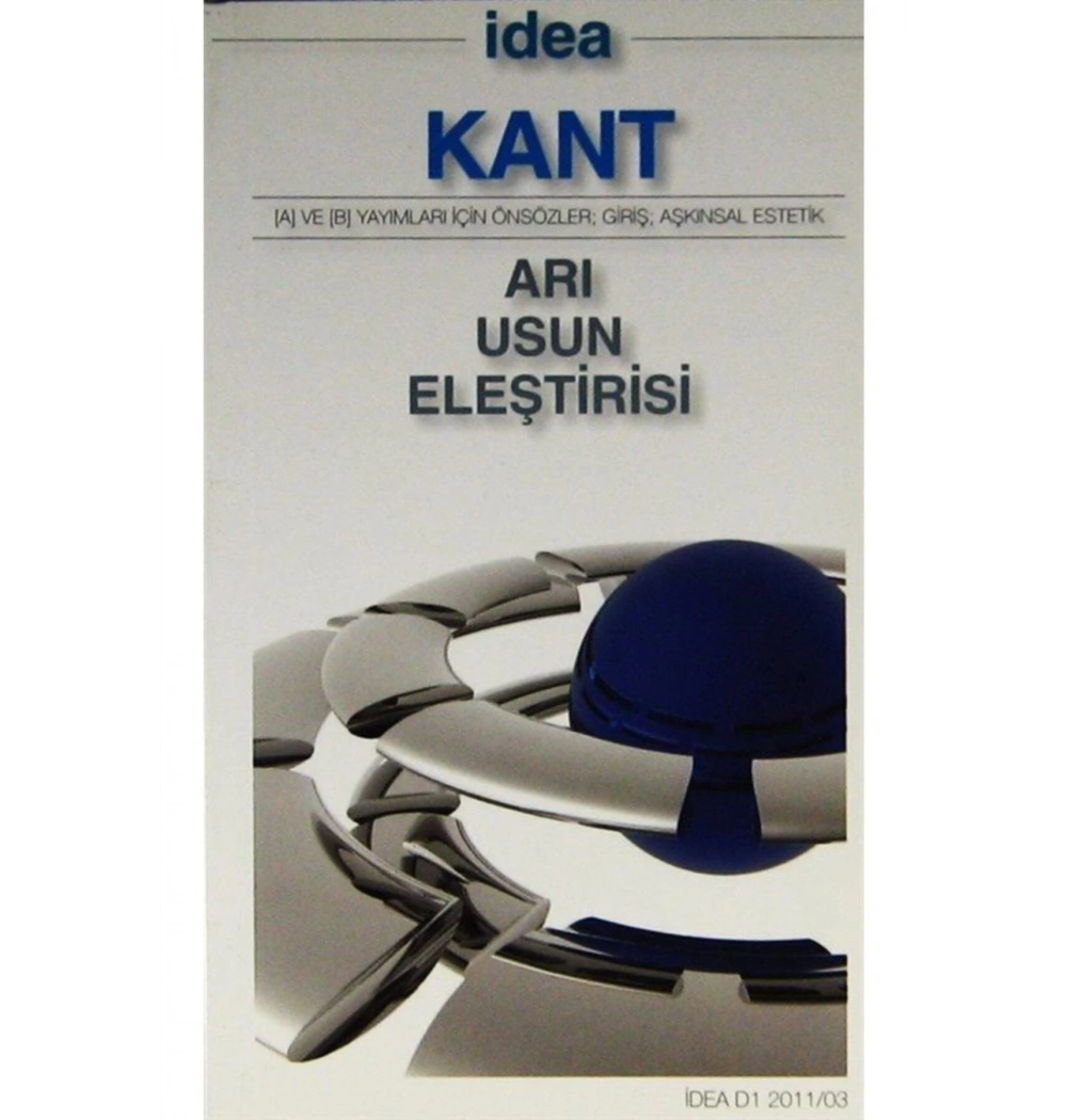 Arı Usun Eleştirisi  İdea  Kant Cep Boy   İdeal Kültür